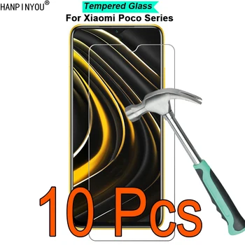10 Vnt./Daug Xiaomi Poco C50 M5 M5s F4 F3 X4 M4 M3 Pro 5G C3 C31 M3 M2 NFC Reloaded 9H Grūdintas Stiklas Kino Screen Protector