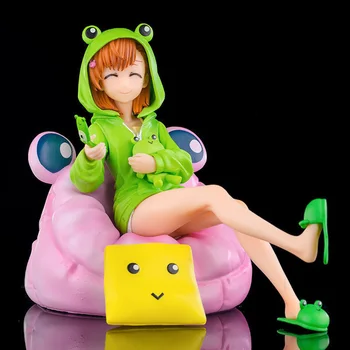14cm Anime Tam Tikros Mokslo Railgun Pav Misaka Augalą PVC Veiksmų Skaičius, Kolekcines, modelis žaislai vaikas dovana