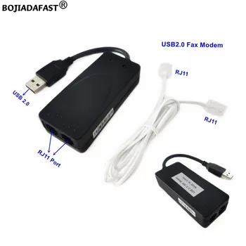 2 * RJ11 Uosto Skambintojo ID Dial-Up Išorinis USB 2.0 Faksas Modemas 56K V. 92 V. 90 Conexant 93010 Parama 