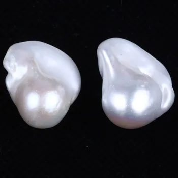 2021 Gamyklos kainomis 3A 15-16mm aukštos kokybės prarasti baroko peals balta/rožinė /violetinė spalvos gėlavandenių perlų
