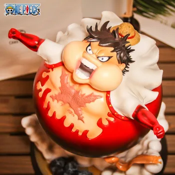 29cm Anime One Piece Statulėlės Luffy PVC Statula Veiksmų Skaičius, Beždžionė D Luffy Klasikinis Veiduką Modelis Žaislas Vaikams Kalėdų Dovana