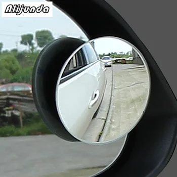 2vnt 360 laipsnių frameless mažas apvalus veidrodis galinio vaizdo blind spot stiklo veidrodis Audi visos serijos Q3 Q5 SQ5 Q7 A1 A3 S3, A4, A4L