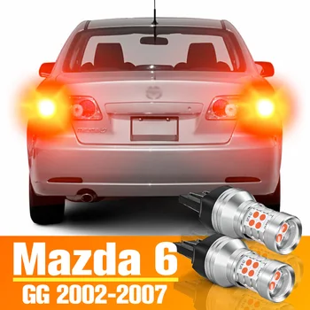 2vnt LED Stabdžio Lemputės Priedai Mazda 6 GG 2002 2003 2004 2005 2006 2007