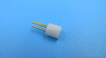 3-pin apvalus skersmuo 2.54 mm, 3-pin 9mm lazerinio diodo testas lizdas bandymo lizdo jungtis aukso spalvos T05