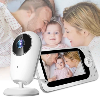 4.3 colių Belaidžio Video Baby Monitor Pavaduotojas nešiojamų Kūdikių Auklė IR LED Naktinio Matymo domofonas Priežiūros Saugumo Kameros