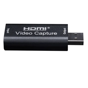 4K HDMI-suderinama Su USB 3.0 Filmavimo Kortelės Dongle 1080P 60fps HD Vaizdo įrašymas Grabber už OBS Užfiksuoti Žaidimo Kortelės Gyventi