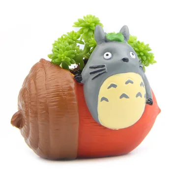 5.2 CM*5.3 CM Mano Kaimynas Totoro Žaislo Modelis, Micro Sodo Decoraiton Mažas Vazonas