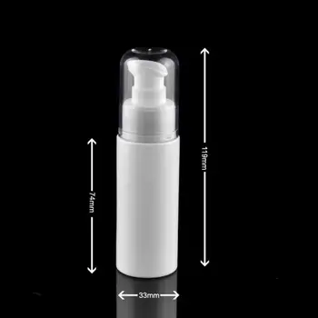 50ml Balto plastiko Butelių Kremas Losjonas Liquid Foundation Tuščios Pakuotės Kosmetikos Konteineriai F20173610