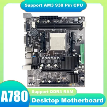 A780 Plokštė AM3-938 Pin SATA DDR3 Paramos 8GB Ram AM3 Serijos 938 Pin CPU Kompiuterio Plokštę