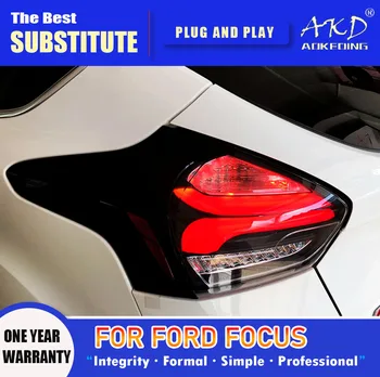 AKD Uodega Lempa Ford Focus LED Uodegos Šviesos 2015-2018 Focus Galinis Rūko Stabdžių Posūkio Signalo Automobilių Priedai