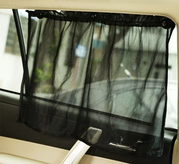 Automobilių skėtį nuo saulės 2vnt UV Apsauga Šoninio Lango Užuolaida Su Siurbimo Taures Interjero Universalus Aksesuaras Dangtis