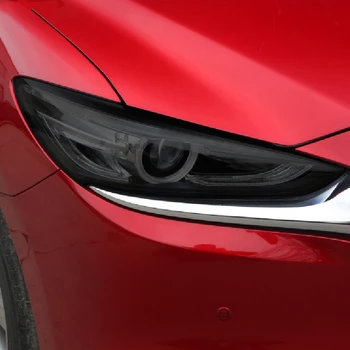 Automobilių Žibintai Savarankiškai Gijimas Apsauginės Plėvelės Spalva Juoda Skaidrios TPU Lipdukas Lipdukas už Mazda 6 Atenza 2019 2020 Priedai