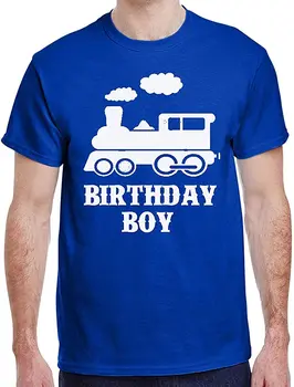 Custom Karalystės Mens Traukinio Gimtadienio Berniukas T-Shirt