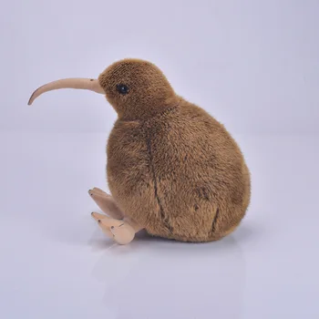 didelis modeliavimas Kiwi bird žaislas pliušinis aukštos kokybės rudieji Kiviai lėlės dovana apie 45cm