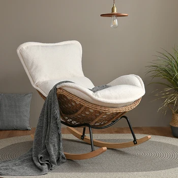 Dizainerio Rankos Supamoji Kėdė, Sofa Dizaino Tingus Lounge Sodo Kėdės Gyventi Kambaryje, Ergonomiškas Recliner Muebles De La Salė Baldai