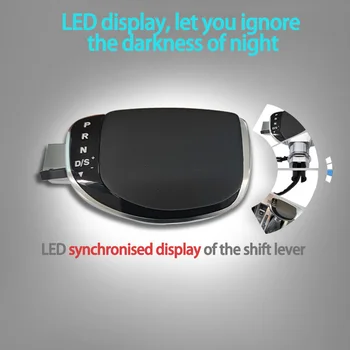 DSG LED Shift Knob Sinchronizuoti Elektroninės švieslentės, Shift Knob Adapteris Aksesuarų, Įrankių Kreiptuką Audi Audi S6 S7 A6 C7 Iki 2013 m.