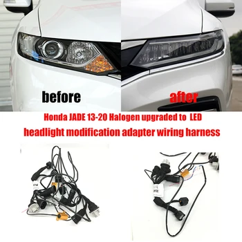 JADE Automobilių Žibintų Keitimo Atnaujinti Adapteris Konversijos laidynas 2013-2020 M. Halogeninės patobulintos LED