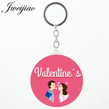 JWEIJIAO valentino geriausi linkėjimai dovana keychains kišenėje veidrodis mados prekės užsakymą Mini mielas Vertus Kelionės Veidrodis FQ788