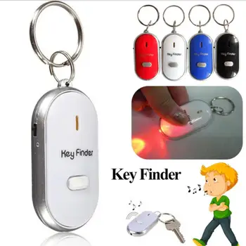 LED Smart Key Finder Garso Valdymo Signalo Stabdžių prarado Žymę Vaiko Krepšys Pet Locator Rasti Raktus Keychain Tracker Atsitiktine Spalva