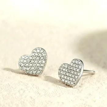 Meilė gryno sidabro auskarai moterų nišą dizainas maži auskarai išskirtinį high-end auskarai 2021 naujos mados auskarai