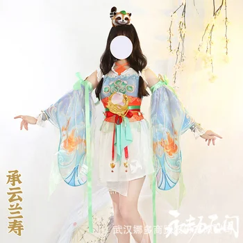 Naraka: Bladepoint Hutao Cosplay Kostiumų Hutao Suknelė Moterims Drabužių Anime Žaidimas Drabužių Cute Girl Dress han suknelė