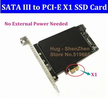 Naujas DEBROGLIE SATA III PCI-E X1 Išplėtimo plokštę kortelė, skirta 