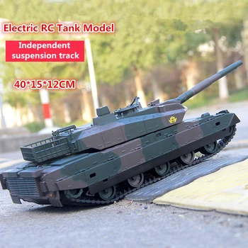 Naujausias įkrauti elektros RC modelio baką vaikams žaislas XQTK24-2 40mins 45 laipsnių nuolydžio off road remote cont kariuomenės karinių žaislas bakas