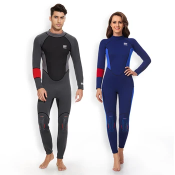 Naują hidrokostiumą, 3MM neopreno vyrų ir moterų mados plaukimo banglente kostiumas apsaugos nuo saulės, šiltas sustorėjimas, snorkeling, banglenčių wetsuit