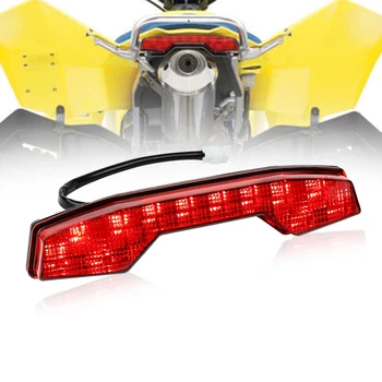 RAUDONA ATV LED užpakalinis žibintas Asamblėjos Raudona Stabdžių Sustabdyti Uodegos Šviesos Galiniai Lempa Suzuki LTR400 LTR450 LTR450R LTR 400 450 Quadsport