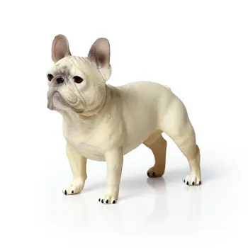 Smėlio Franch Buldogas Pav Modeliavimas Laukinių Gyvūnų Augintinių Šunų Modelis Žaislai Duomenys Kolekcinės Lėlės Švietimo Kolekcija Vaikams