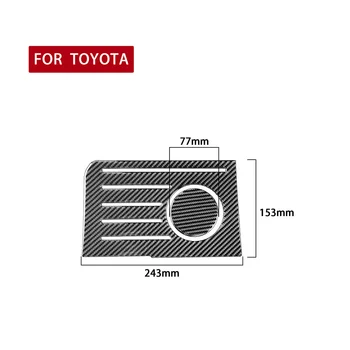 Tinka Toyota Tundra 2014-2018 M. Anglies Pluošto Centrinė Kontrolės Talpinimo Slotmat Apdaila Lipdukas