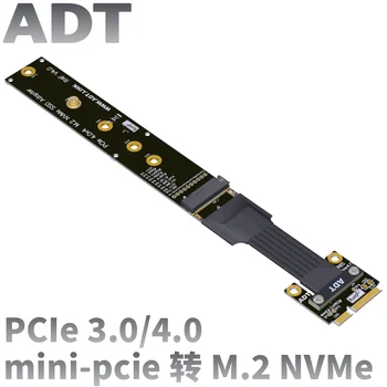 VDA-Link Mini-PCIe M. 2 pagrindinės M NVMe ilgiklis Extender Adapterio Kabelis-prailgintojas