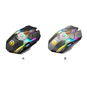 Wireless Gaming Mouse 2 4GHz Ergonomišką daugkartinio Įkrovimo 15M USB Imtuvas 800 1200 1600DPI Automatinis Ryšys Pelių