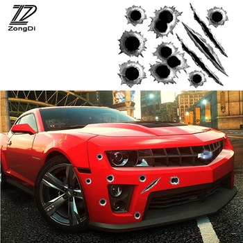 ZD 3D Cool Kulka Skylės Automobilių Lipdukai Reikmenys Ford Fiest Mondeo 