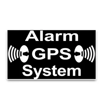 Įspėjimas Automobilių Lipdukas Signalizacija GPS Sistema Vinilo nuo Saulės, Automobilio Langą, Automobilių Optikos Reikmenys, Dekoratyviniai Vandeniui PVC 12cm*7cm
