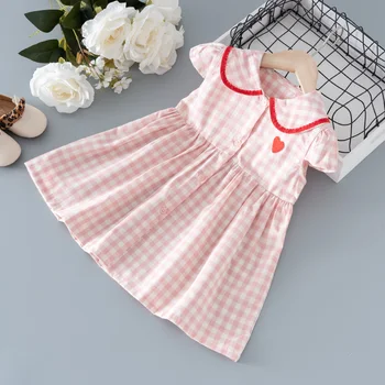 1 2 3 4 5 6 metų mergaitė kūdikių vasaros drabužių vaikams gimtadienio pledas suknelė bamblys mergaičių, kūdikių drabužiai vaikams, apranga, kietas suknelė