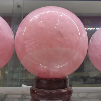 10-11kg 100% Natūralus didelių Pink Rose Kvarco Kristalų Gijimas Kamuolys Srityje