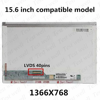 15.6 colių LCD matricos lenovo Z570 Z570A V570 Y570 G505 G510 G500 E525 E530 Z565 nešiojamas led ekranas, 1366*768 40pin