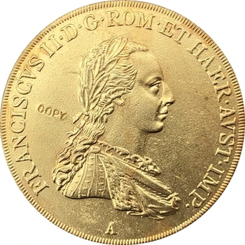 1806 m. Austrija 4 Ducat monetos kopija 39MM