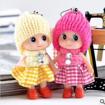 1PC Kawaii Berniukas ir Mergaitė Minkštas Pliušinis Mini Lėlės Įdaryti Žaislas Dovanos