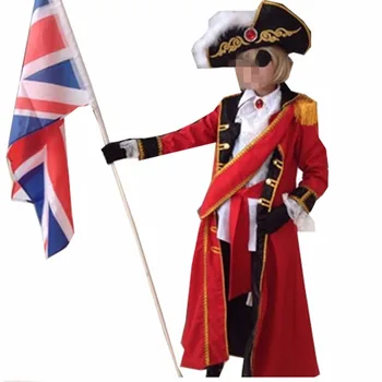 2018 Anglija Britanijos Ašies Įgaliojimus Hetalia Arthur Kirkland cosplay kostiumų Piratų Spalvingas drabužius