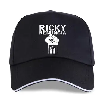 2022 Ricky Renuncia Bandera Negra Puerto Rikas Moterys Vyrai Viršuje Beisbolo kepuraitę S 2Xl SweaCap