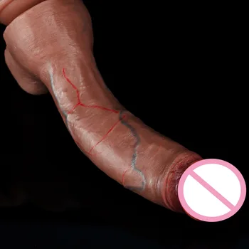 26cm Super Minkštas Didžiulis Vibratorių Moterų Realus Didelis Penis Su Gyvis Moterų Masturbacija Sekso Žaislas Dildo Suaugusiųjų Sekso Prekių Įrankiai