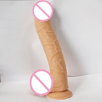 34*5.5 cm super didelis realus minkšto silikono didžiulis dildo vyrų dirbtinės varpos netikras penis sekso žaislai moteris milžinišką dildos