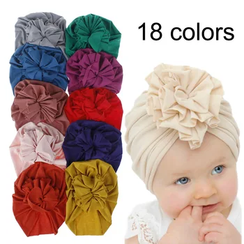 50pcs INS Kūdikių Skrybėlę Kepuraitė Kūdikiams Gėlių Bžūp Turbaną Kepurės Vaikams, Vaikams, Plaukų Aksesuarų Mergaitėms, Kepurės Kūdikiams Apdangalai, Didmeninė