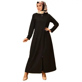 Abaja Musulmonų Moterims Suknelė Kaftan Skraiste Tranšėjos Paltai Femme Musulman Ansambliai Abayas Hijab Caftan Dubajus Turkijos Islamo ClotF916