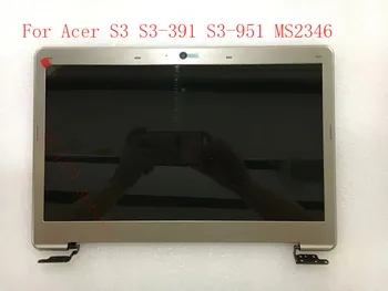Acer Aspire S3 S3-391 S3-951 MS2346 B133XTF01.1 B133XW03 v. 3 13.3 colių Nešiojamas LCD asamblėjos 1366*768 HD matricos Ekranas
