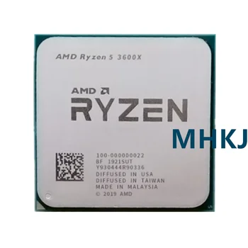AMD Ryzen 5 3600X R5 3600X 3.8 GHz Šešių Branduolių Dvylikos Siūlų CPU Procesorius 7NM 95W L3=32M 100-000000022 Lizdas AM4