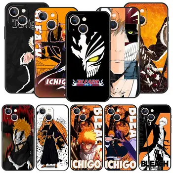 Anime Bleach Kurosaki Ichigo Prabanga Telefono dėklas Skirtas iPhone 11 12 13 14 Pro MAX Mini 7 8 Plus X XR XS MAX SE Silikono TPU Dangtis