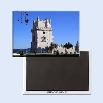 Apdailos Dovana Nuotrauka Magnetai Namų Dekoro Lipdukai,Lisabona, Portugalija, Belem bokštas Suvenyras, Šaldytuvo Magnetas 5690